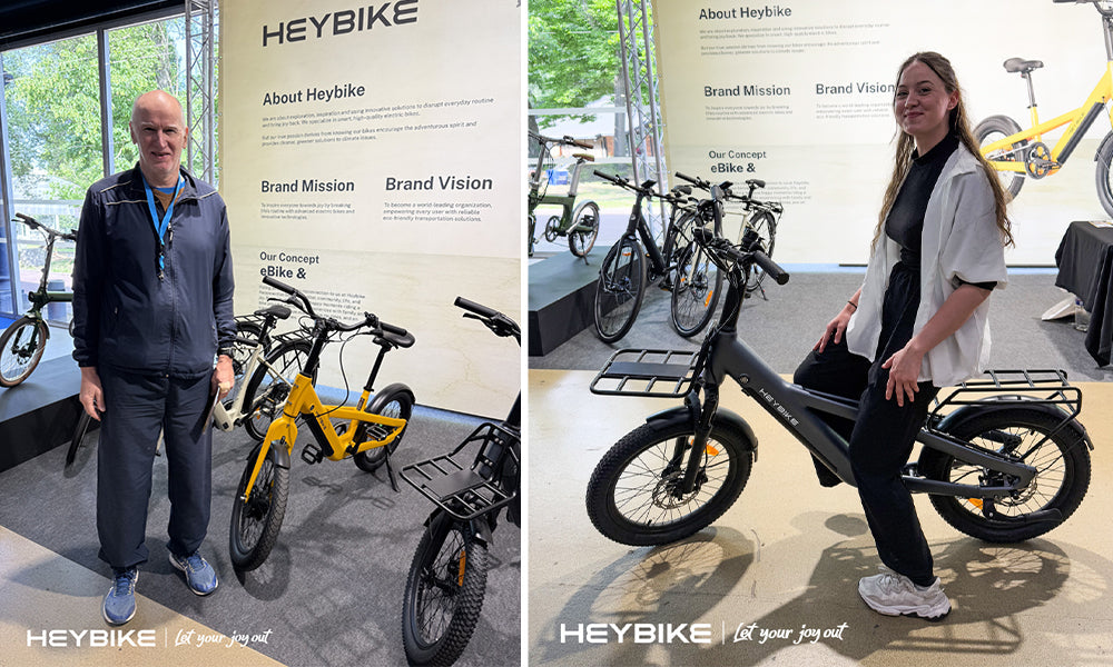 Bonjour, la France : les vélos électriques Heybike font leurs débuts au salon Vélo à Paris