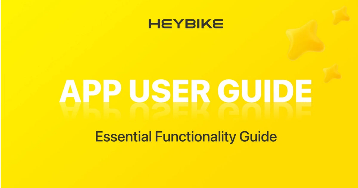 Der umfassende HEYBIKE App Guide: Das volle Potenzial Ihres Heybike entdecken