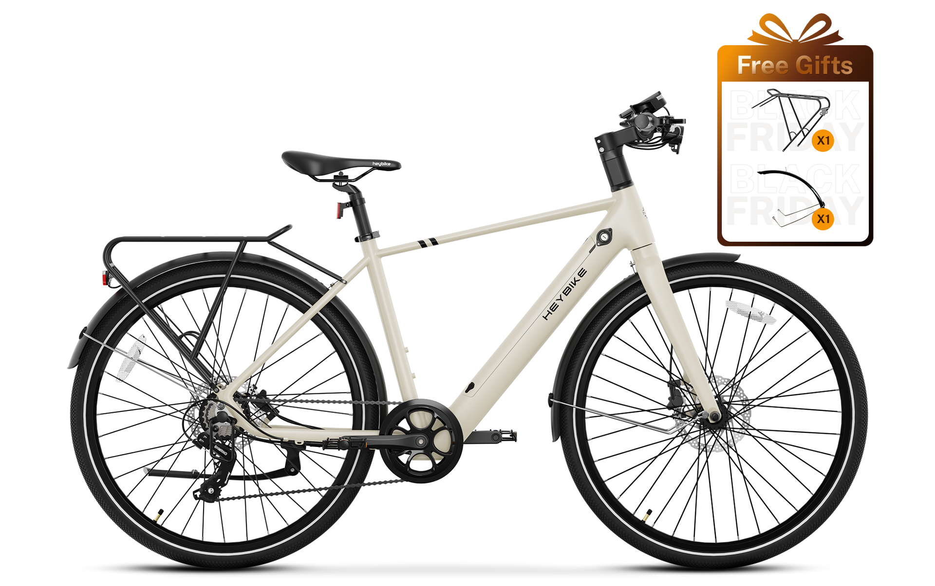 EC 1 Pendler E-Bike | Trittbrettfahrer E Bike | Heybike EU